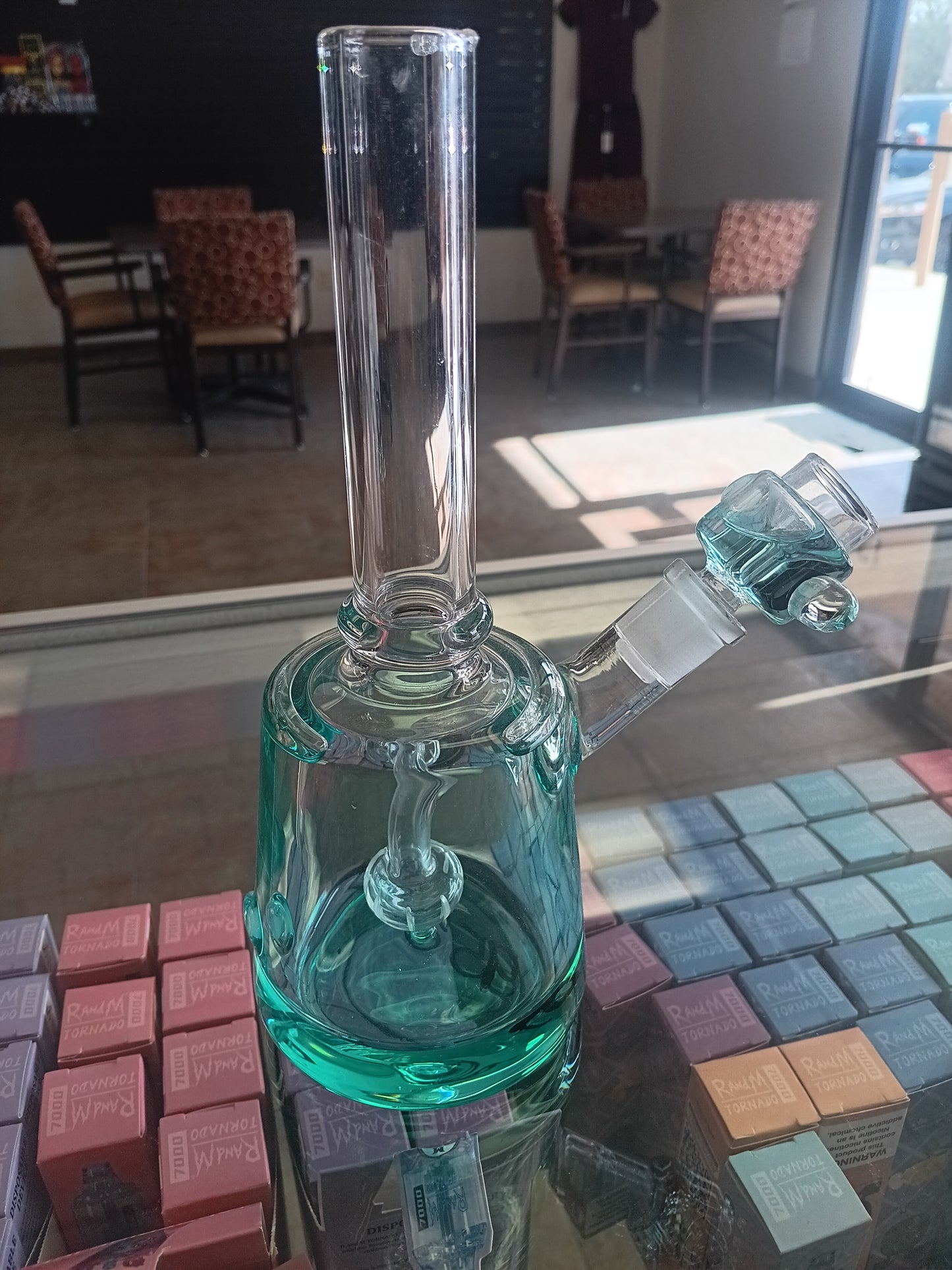 Killer Frost 8" Glycerin Freeze Bong - UV Pink.