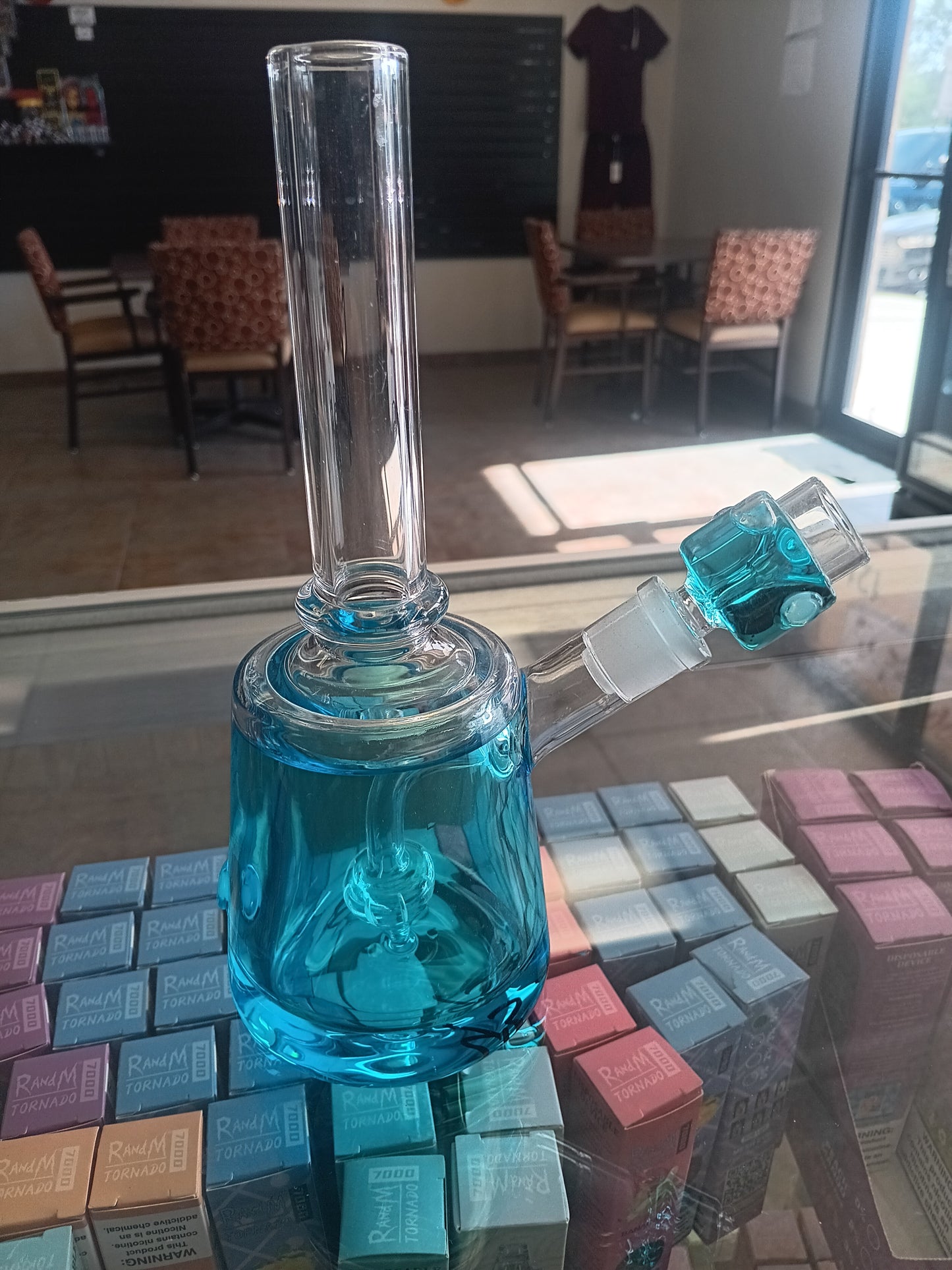 Killer Frost 8" Glycerin Freeze Bong - UV Pink.