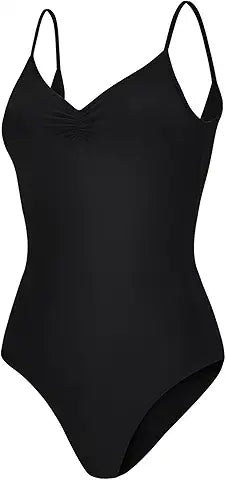 Dance Elite Camisole Leotard For Women - Lana - Womens Dance Leotard With High Leg And V-N
