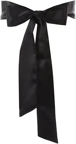 WENLOOY Women Skinny Scarf Belt,Ribbon Scarf Long Skinny Satin Belt Sash Necktie Neck Scar