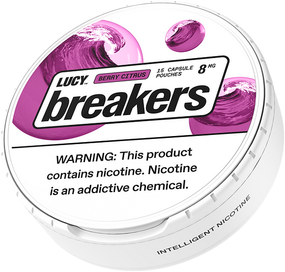 Lucy Breakers Nicotine Pouches 4 and 8mg.