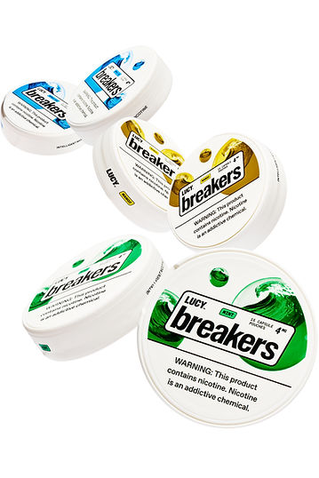 Lucy Breakers Nicotine Pouches 4 and 8mg.