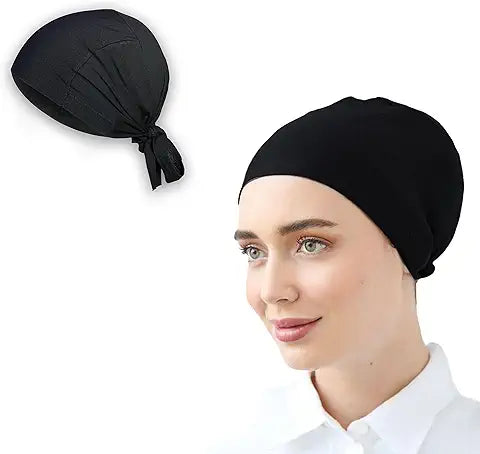 ESERRA Women Under Scarf Hat Hijab Cap Islamic Hijab Undercap Hijab Bonnet Cap Muslim Inne