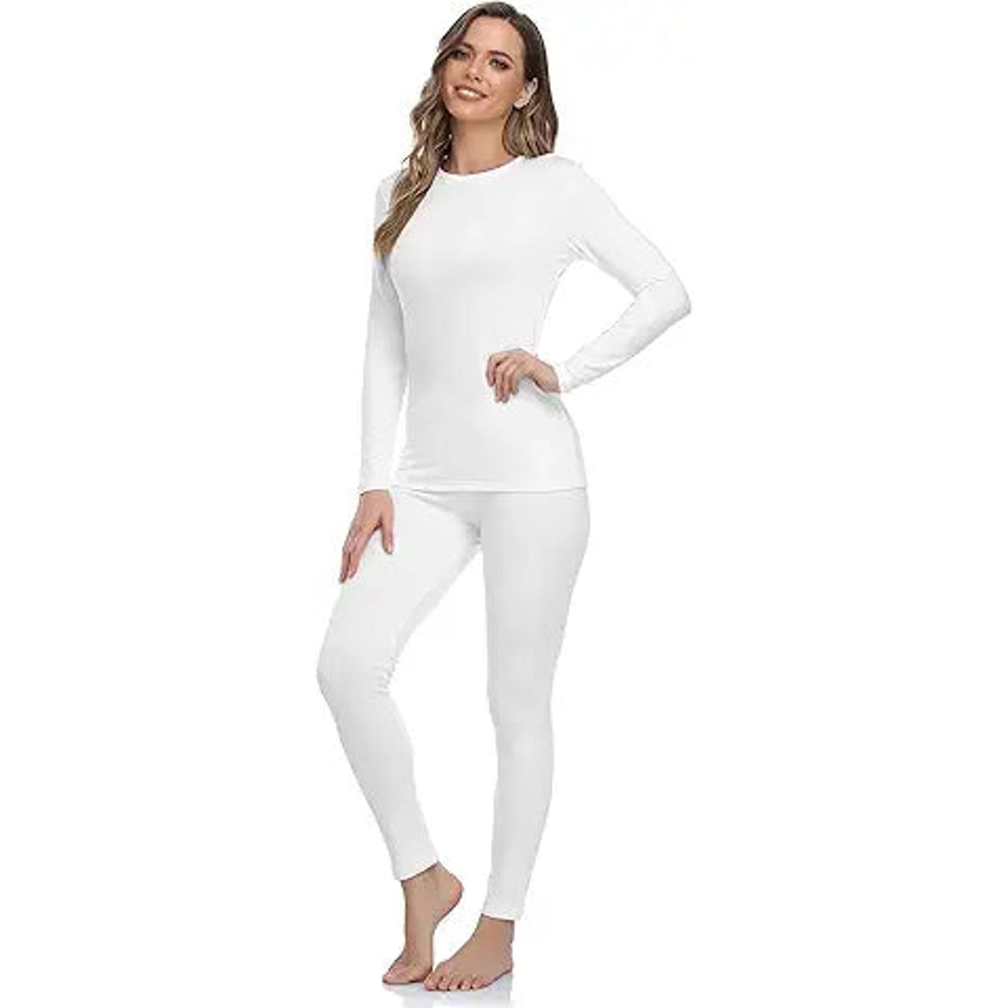 WEERTI Thermal Underwear for Women Long Johns with Fleece Lined, Base Layer Women Cold Wea