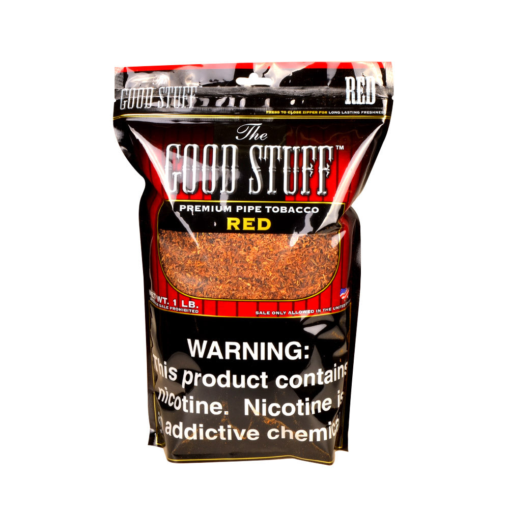 Good Stuff Red (Full Flavor) Pipe Tobacco 16oz / 1 lb Pack