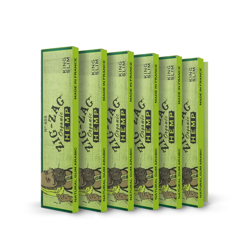 Single Pack Organic Hemp Papers 1 1/4