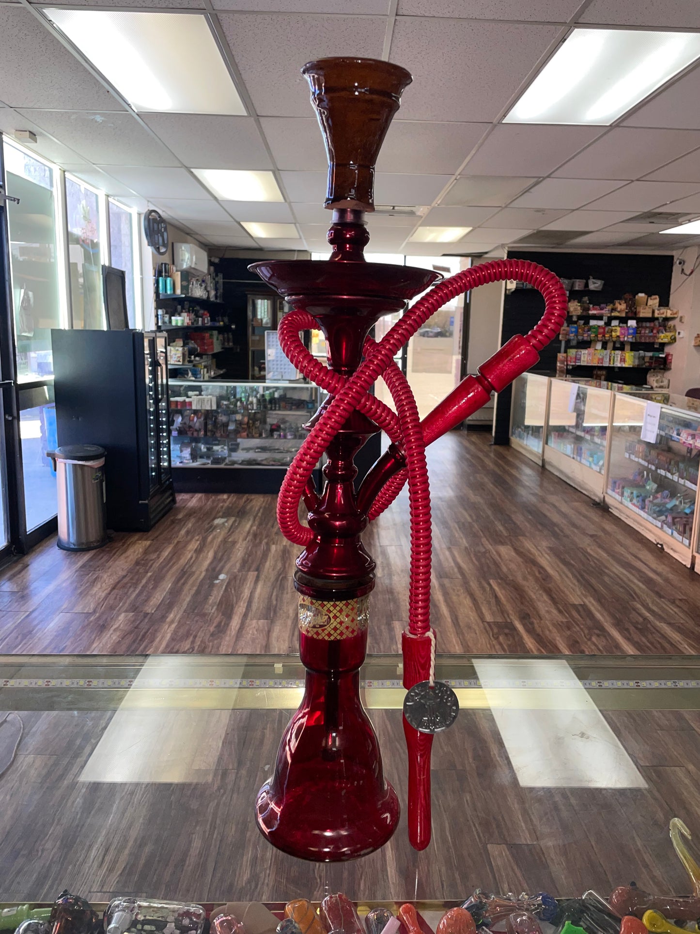 KM sefri Brouji red Hookah