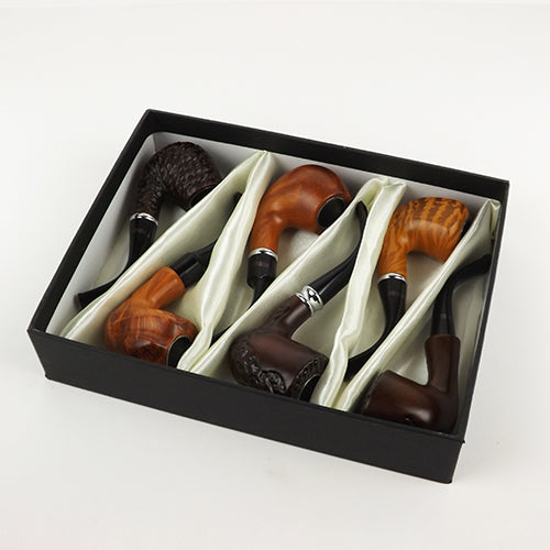 6" Dark And Smooth Wooden Pipe with case. SmokeDay