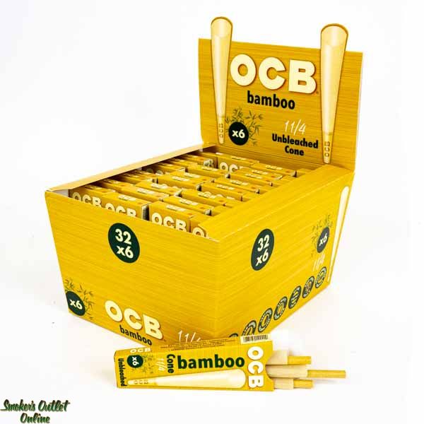 OCB Bamboo Cones - 6ct - 1 1/4
