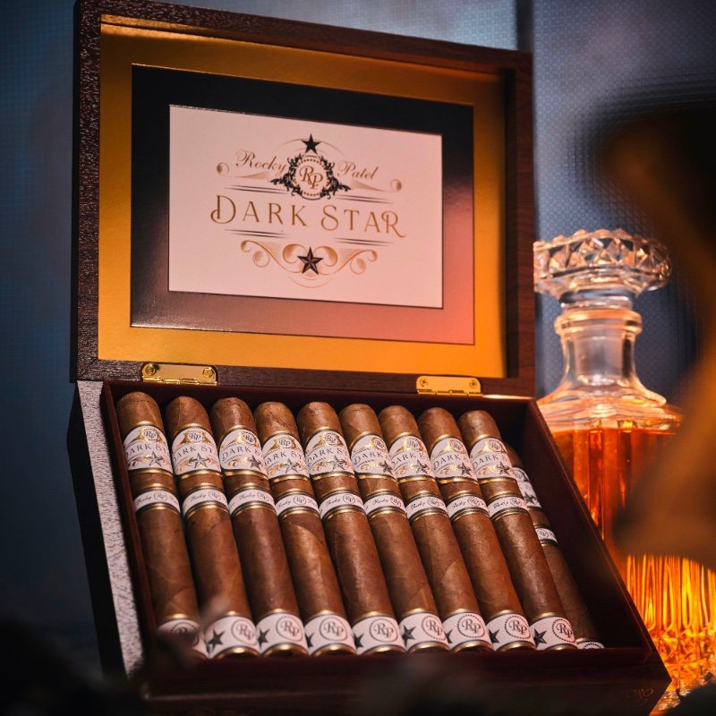 Dark Star Robusto Cigars By Rocky Patel 5 1/2×50 Single Cigars.