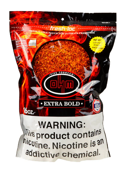 OHM Turkish Bold Pipe Tobacco 16 oz