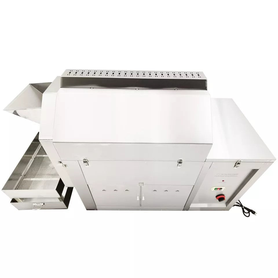 Commercial electric Heated Stir-frying Machine 50kg 220V Coffee Bean Nut Roaster