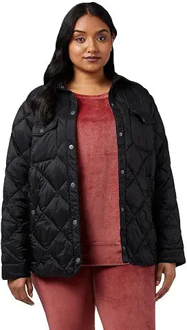 32° Degrees Women's Lightweight Recycled Poly-Fill Shirt Jacket | Quilted | Semi-Fitted |