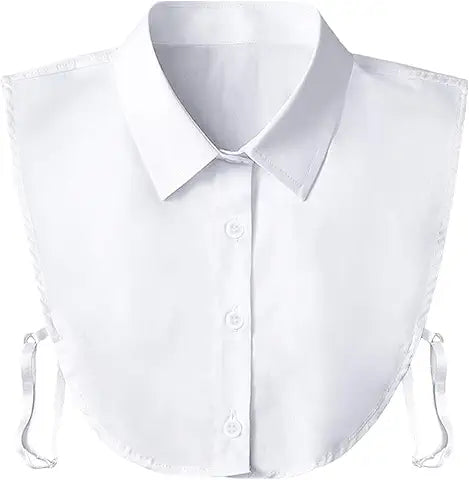 Fake Collar Detachable Dickey Collar Blouse Half Shirts Peter Pan Faux False Collar for Wo