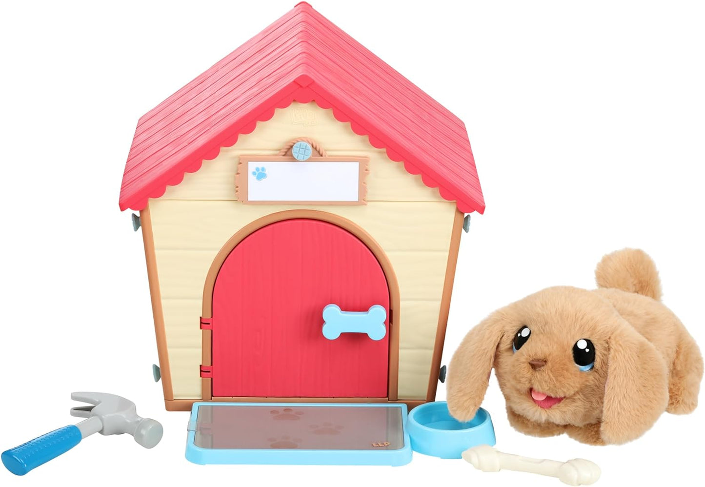 Little Live Pets My Puppy Interactive Plush Toy & Kennel. 25+ Sounds & Reactions. Name Your Puppy and Surprise! It Appears! Gifts for Kids Ages 5+