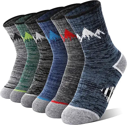 ANTSANG Kids Merino Wool Hiking Socks Boys Girls Toddlers Thermal Warm Winter Thick Cushio