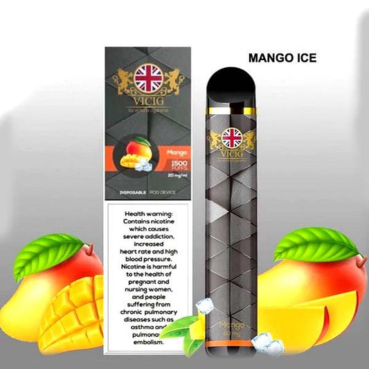 Vicig Disposable Pods Vape Device 1500 Puffs 20mg 50mg